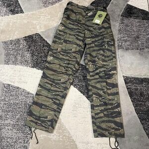 Rothco Tiger Stripe Camo Pants Men Small Cargo Paratropper Army Vietnam BDU NEW
